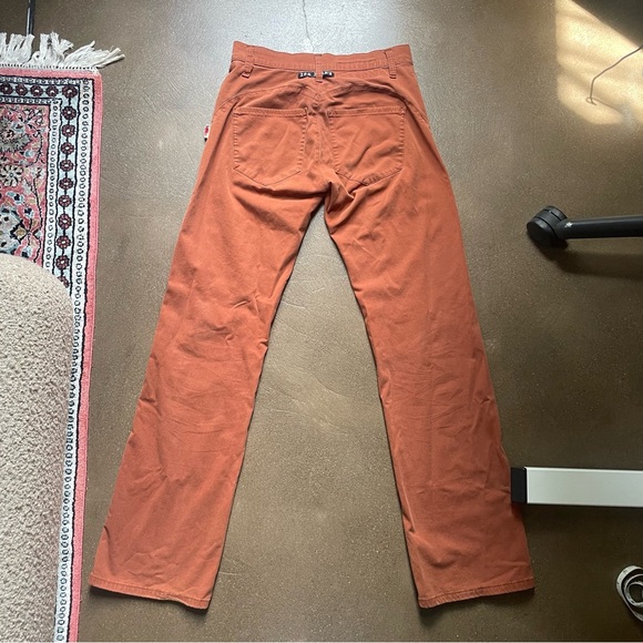Vintage Jean Paul Gaultier jeans pumpkin colored low rise pants - Picture 7 of 12